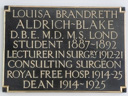 Aldrich-Blake,  Louisa Brandreth (id=6340)